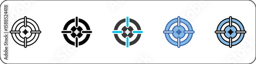 Focus Icon Pack Multistyle Illustration