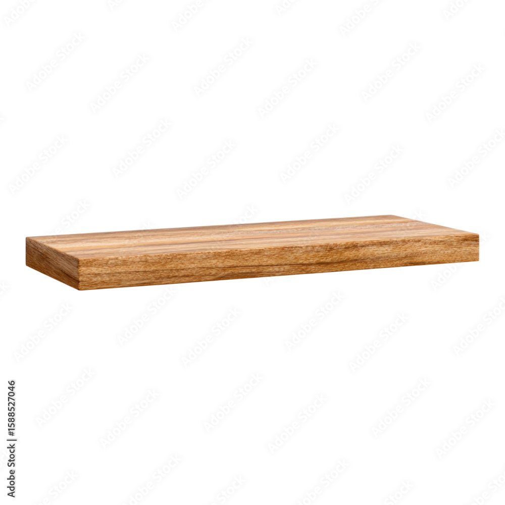 Isolated Wooden Plank on Transparent Background Isolated Wooden Plank on Transparent Background