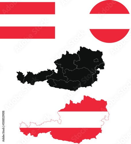 Austria, Austrian flag, Flag of Austria, national flag, red and white flag, Austrian symbol, patriotic flag, Republic of Austria, Austrian pride, Austrian heritage, cultural symbol, political symbol, 