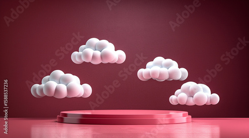 pearl necklace on white background