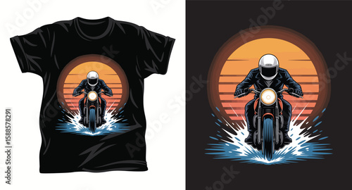 Biking Graphic t-Shirt design print