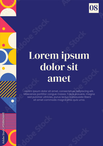 Poster Bauhaus Pattern 8