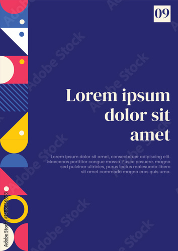 Poster Bauhaus Pattern 9