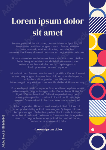 Poster Bauhaus Pattern 11