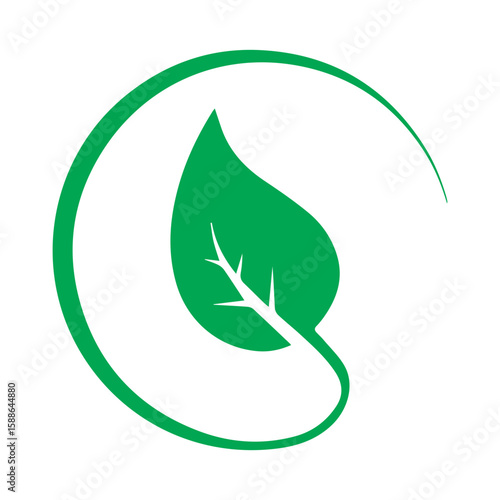 Leaf green icon