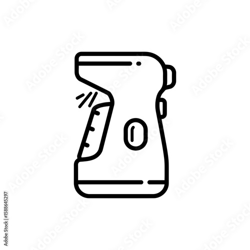 Minimal Icon of a Fabric Refresher Device