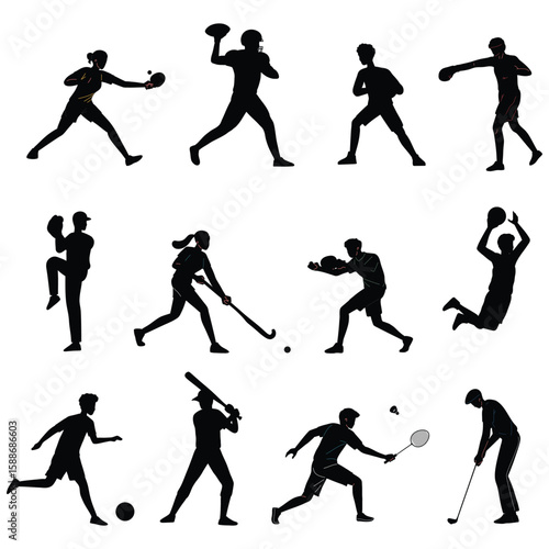 sports icons , soccer, basketball, baseball, tennis, golf, football, hockey, volleyball, swimming, running, cycling, boxing, wrestling, gymnastics, cricket, rugby, skiing, snowboarding, skateboarding,