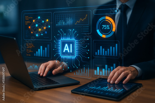 Artificial Intelligence Data Analytics Dashboard for Business Insights