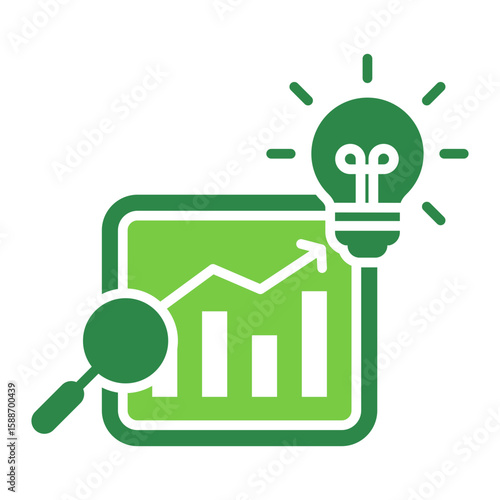 Insight Icon Vector Illustration Green Version