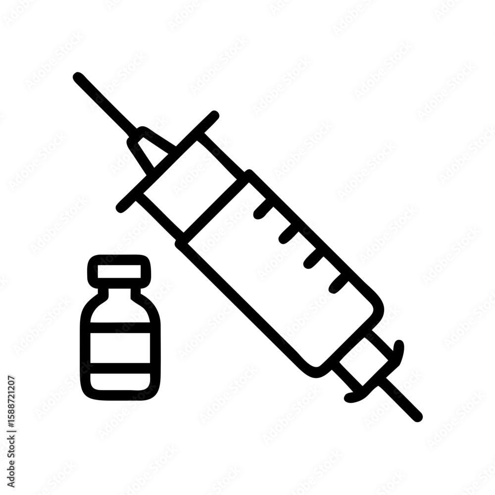 syringe icon vector illustration syringe icon vector illustration