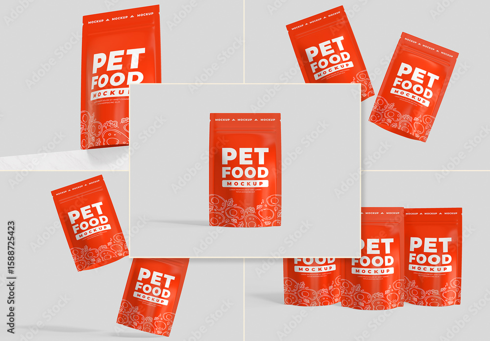 Pet Food Mockup Stock Template | Adobe Stock