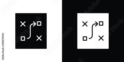 Tactical icon black flat pictogram. For graphic and web design.