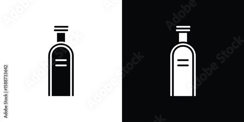 Olive oil icon black flat pictogram. For graphic and web design.