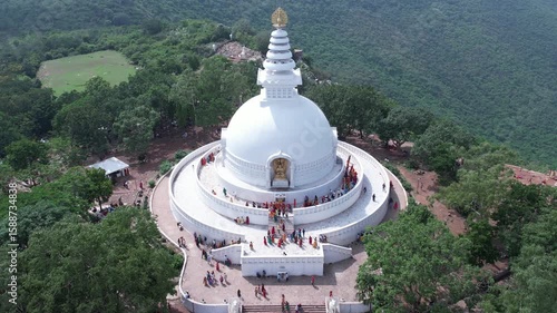 Vishwa Shanti Stupa, Rajgir, Nalanda, Bihar, India