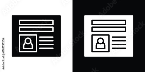 License icon black flat pictogram. For graphic and web design.