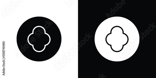 Cotton icon black flat pictogram. For graphic and web design.