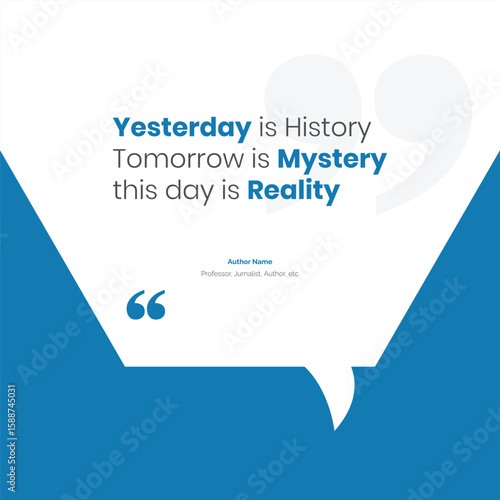 Bubble testimonial banner, quote, infographic. Social media post template designs for quotes. Empty speech bubbles, quote bubbles and text box
