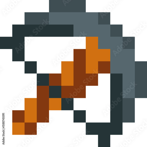 pixel illustration of crossbow