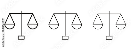 Economies of scale icon thin line symbol on white background, editable stroke vector illustration