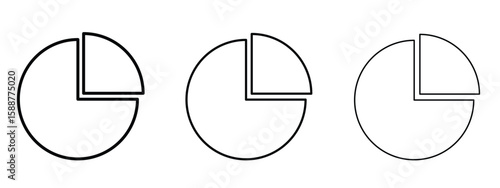 Dividend yield icon thin line symbol on white background, editable stroke vector illustration