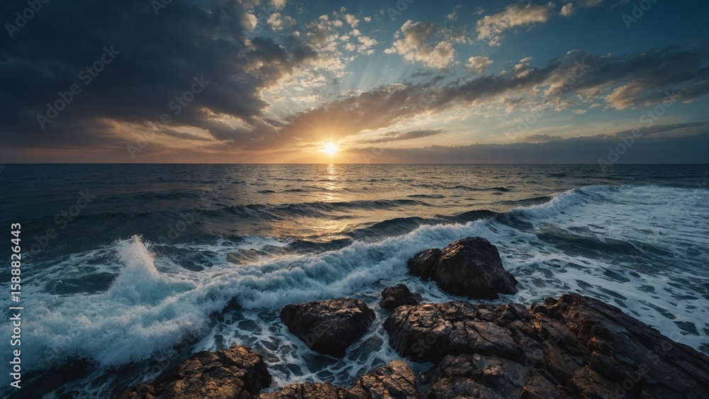 Obraz premium beautiful seascape panorama.