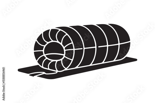 Outdoor Camping Sleeping Bag Silhouette Design for Adventurous Explorers