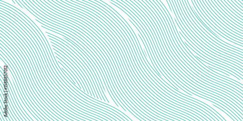 farm green banner, organic abstract background with fields. wavy green lines, natural organic products. ecology background. striped farmer green Pattern