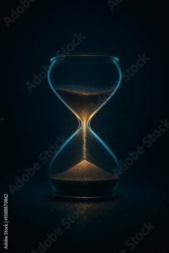 Floating Hourglass in Void