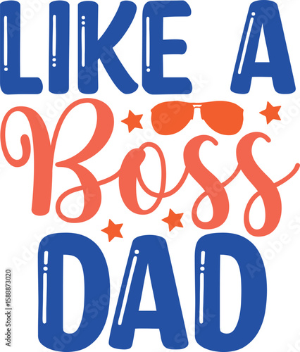 Bold Boss Day - Leader Appreciation Typography Vector Design