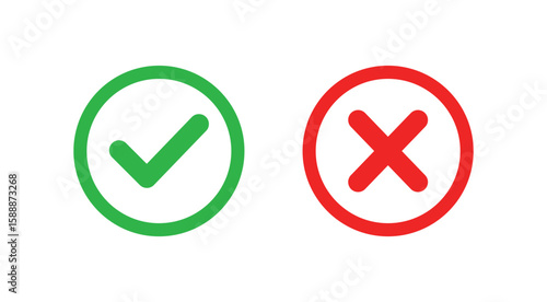 Free Download Check mark and cross mark icons
 - GFXLoad