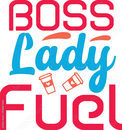 Bold Boss Day - Leader Appreciation Typography Vector Design