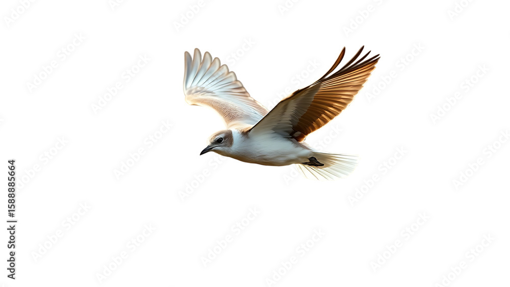 Obraz premium Isolated Bird in Flight
