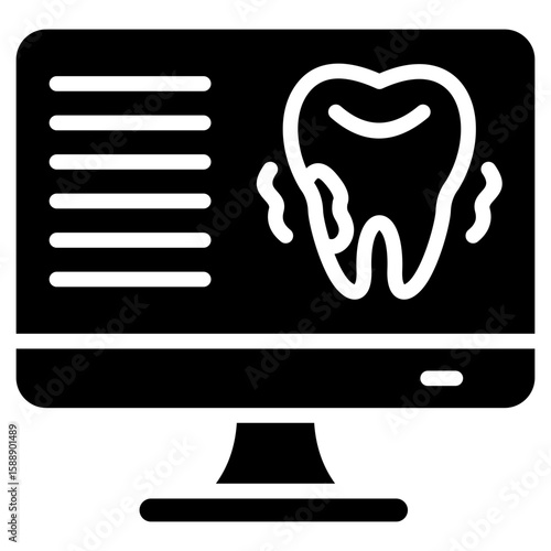 digital impressions glyph icon