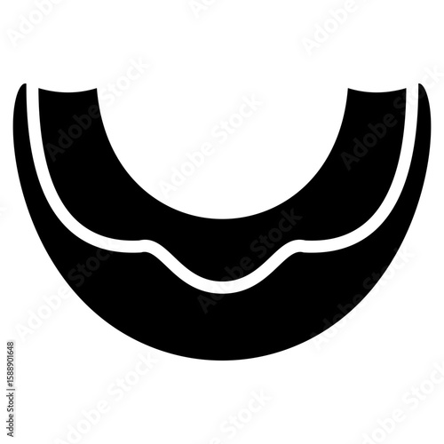 sports mouthguards glyph icon