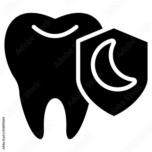 night guards glyph icon
