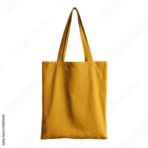 Mustard-colored tote bag