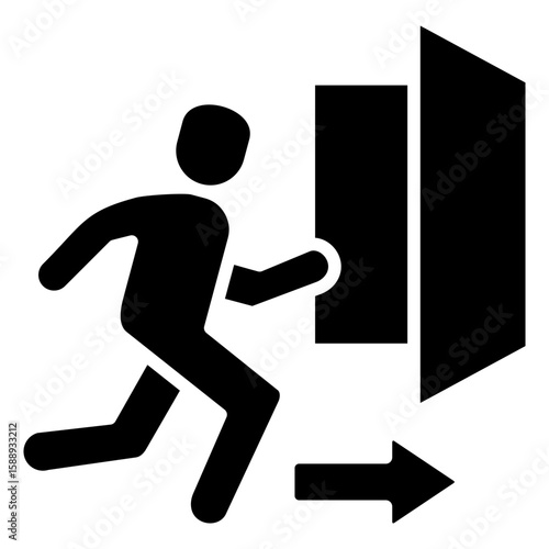Emergency Evacuation Icon