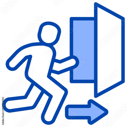 Emergency Evacuation Icon