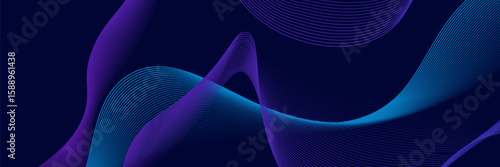 Abstract background design with blue and pink or purple diagonal line pattern. Horizontal vector format for digital luxury business banners, contemporary covers, premium luxury and elegance.