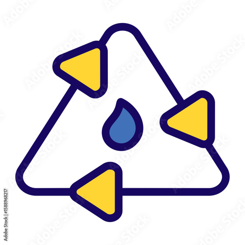 Biogas Plant outline flat