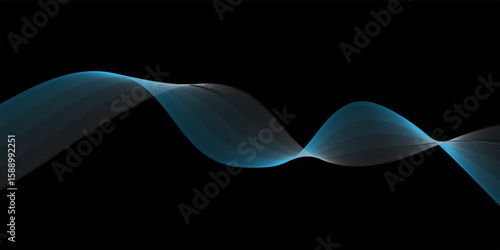 Black background with a luxurious gold effect. Vector illustration