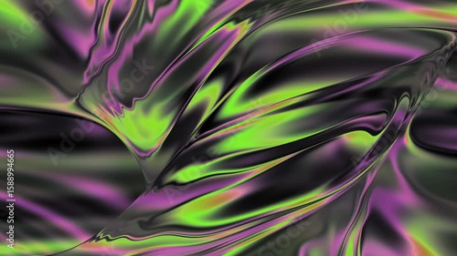 Wallpaper Mural Dark holographic dance. Colored mist. Hydrochrome. Torontodigital.ca