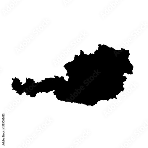 vector map of Austria