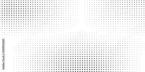 Halftone faded gradient texture. Grunge halftone grit background. White and black sand noise wallpaper. Retro pixilated vector backdrop