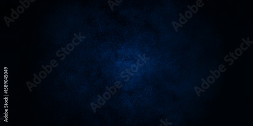 Abstract dark blue grunge natural smooth cement concrete floor and plaster dirty wall background texture. blue marble texture and blue paper texture. plastered long panoramic concrete wall background.