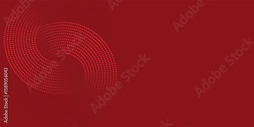 Collection of red concentric circles. Collection of radial sound wave or sonar rings. Pack of radar icon symbols, targets, dashed lines, halftones.