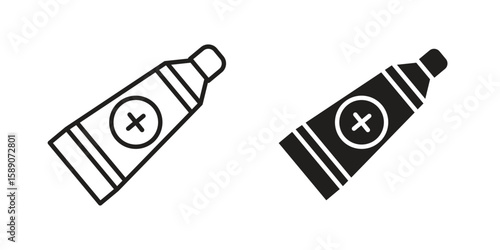 Ointment icon for web designs. editable pictogram.