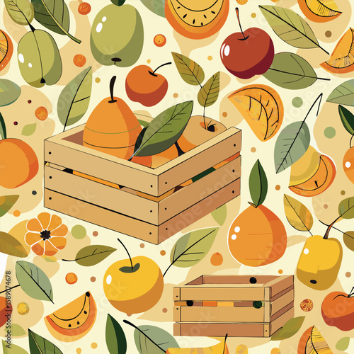 Delightful seamless fruit