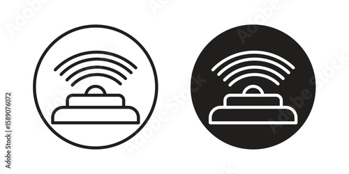 Infrared icon for web designs. editable pictogram.