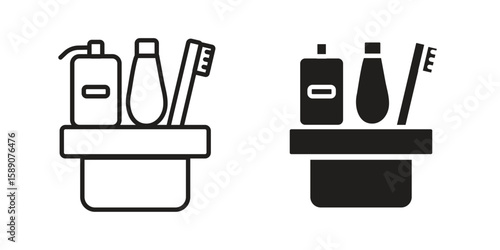 hygiene kit icon for web designs. editable pictogram.